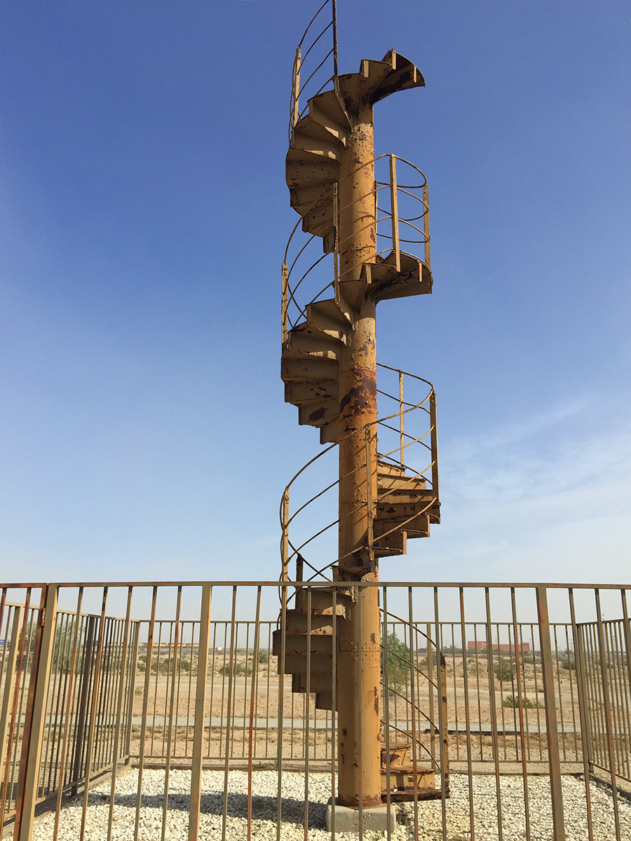 Steps formerly belonging to Le Tour Eiffel...now a small roadside attraction.